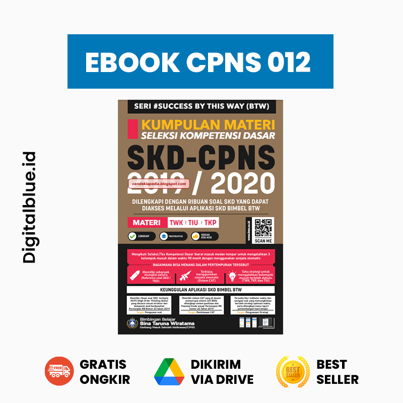 

[READY] KUMPULAN MATERI SKD CPNS / KODE CPNS 012