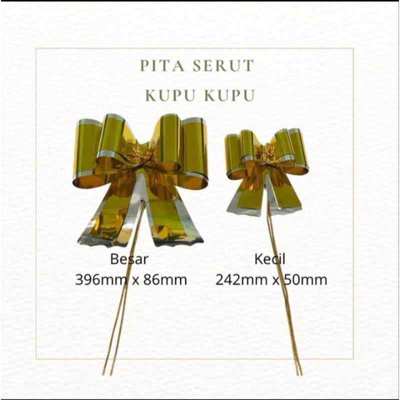 

PITA SERUT Kupu-kupu BESAR KECIL (1PAK ISI 10PCS) PITA TARIK KUPU-KUPU