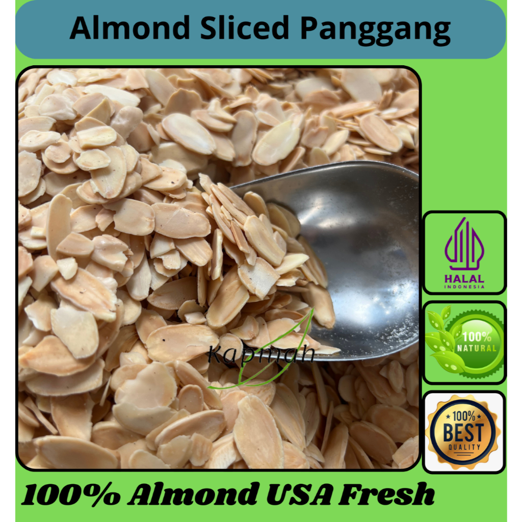 

Roasted Sliced - Almond Sliced panggang 1Kg