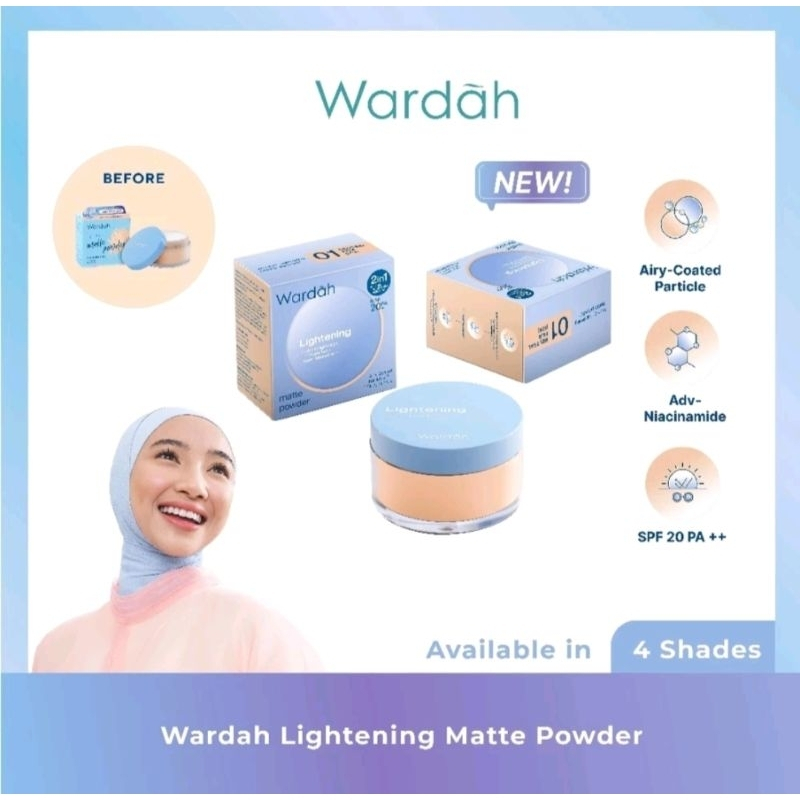 Wardah Original Wardah Lightening Matte Powder 20g Wardah Original