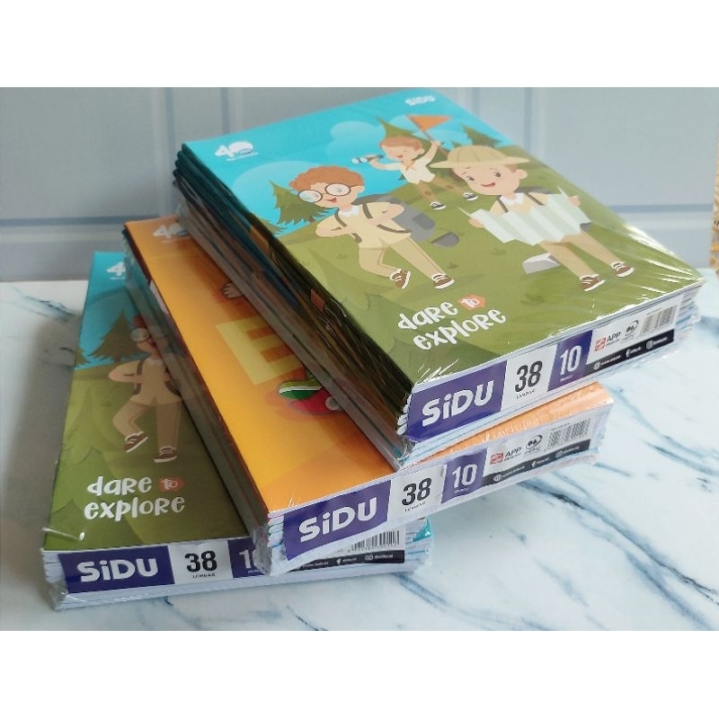 

BUKU TULIS 38 SIDU PACK ISI 10buku / BUKU TULIS SINAR DUNIA