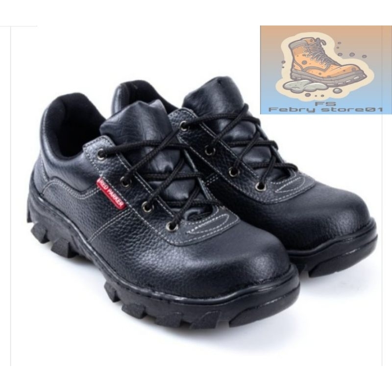 sepatu safety pendek tali red Parker P181/safety shoes red parker P181