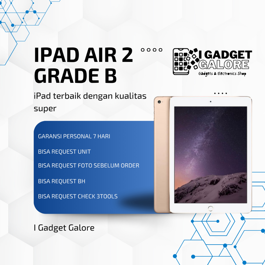 iPad Air 2 16GB 32GB 64GB 128GB Grade B