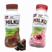 

SUSU UHT MILKU/susu anak milku cokelat Strawberry/susu original UHT MILKU 200mL