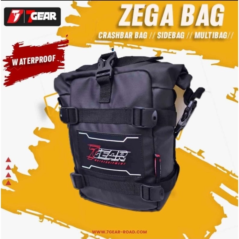 tas motor 7gear zega crashbar sidebag waterproof cb150x versys cb500x klx crf wr155 adventure tourin