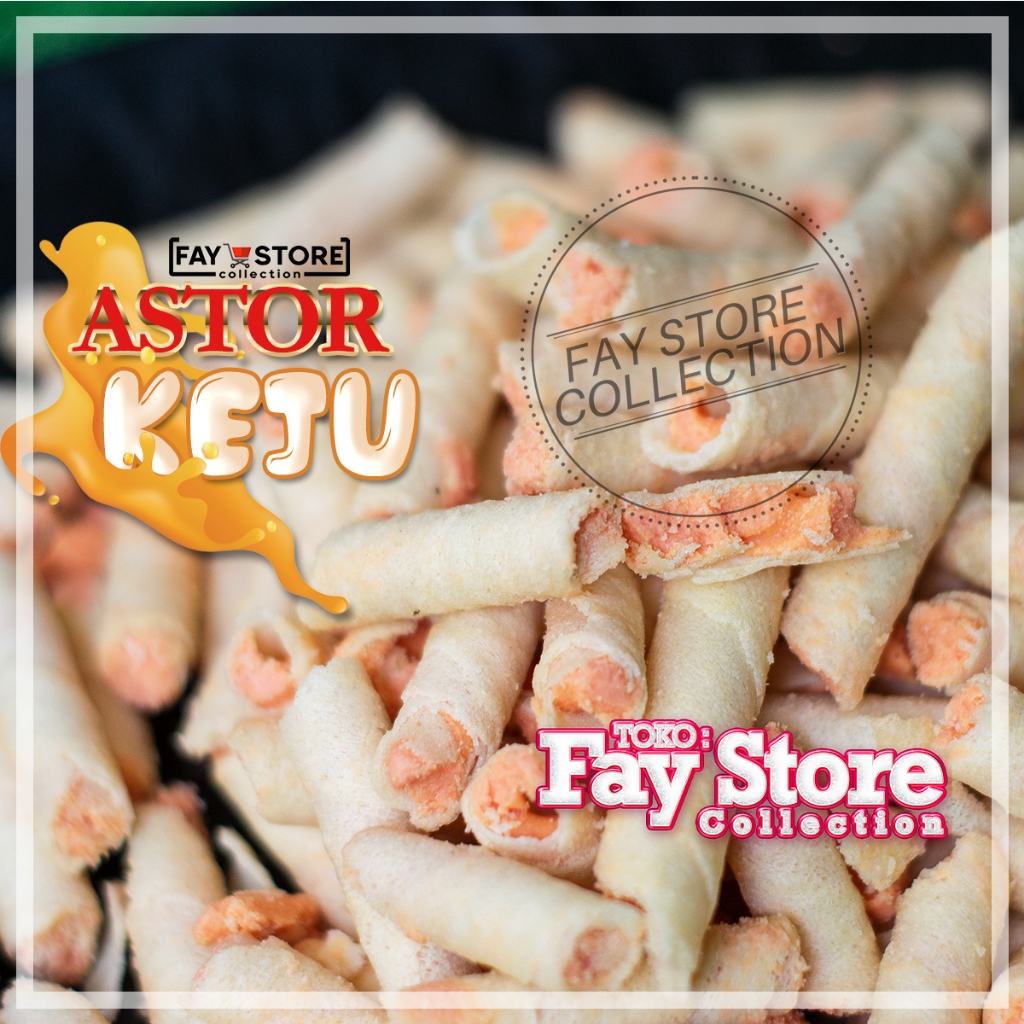 PATAHAN ASTOR kiloan keju Kemasan 250 500 GR cheese roll