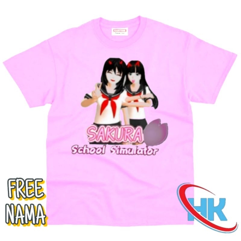 Baju kaos anak perempuan SAKURA SIMULATOR