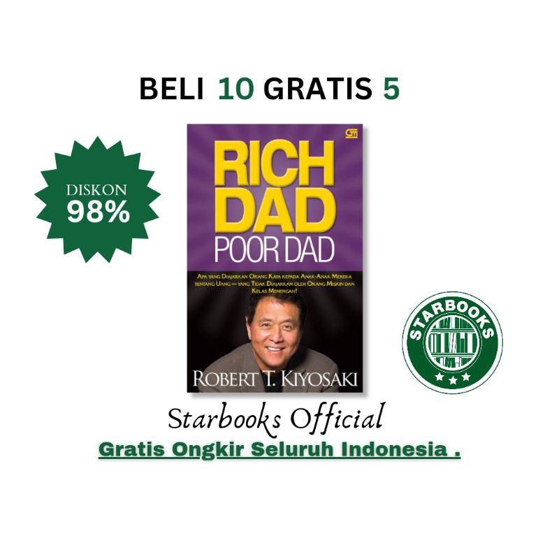 

RICH DAD POOR DAD - APA YANG DIAJARKAN OLEH ORANG KAYA KEPADA ANAK-ANAKNYA TENTANG UANG YANG TIDAK DIAJARKAN OLEH ORANG MISKIN DAN KELAS MENENGAH