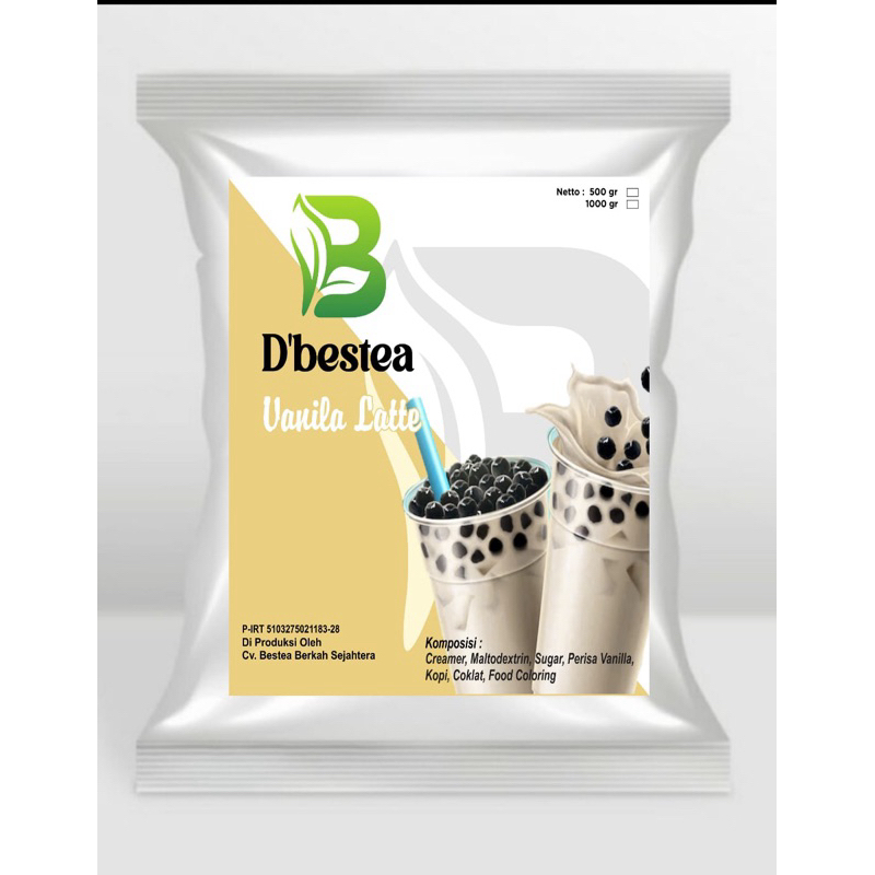 

Bubuk Minuman Rasa Vanilla Latte Reguler 1 kg Powder Drink