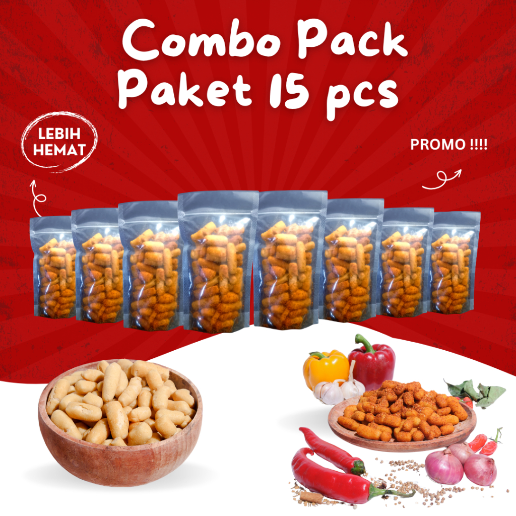 

STIK TAHU/PAKET HEMAT 15 PCS / TAHU KERING / CEMILAN PEDAS/ TOFU /FUNTOFU