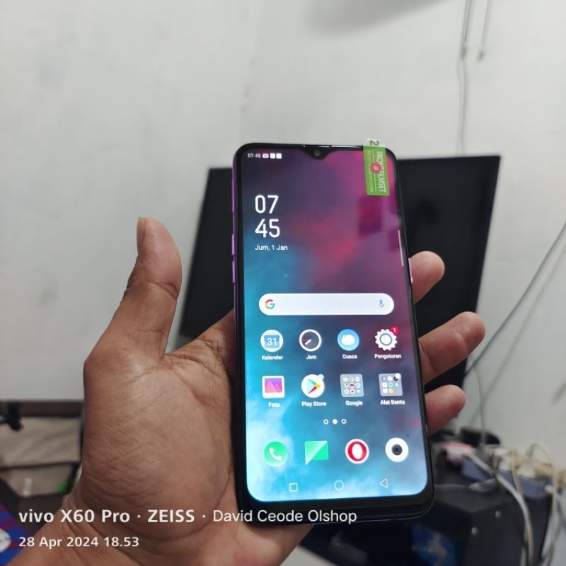 Oppo F9 Pro Ram 8Gb Rom 256Gb Fullset TERMURAH
