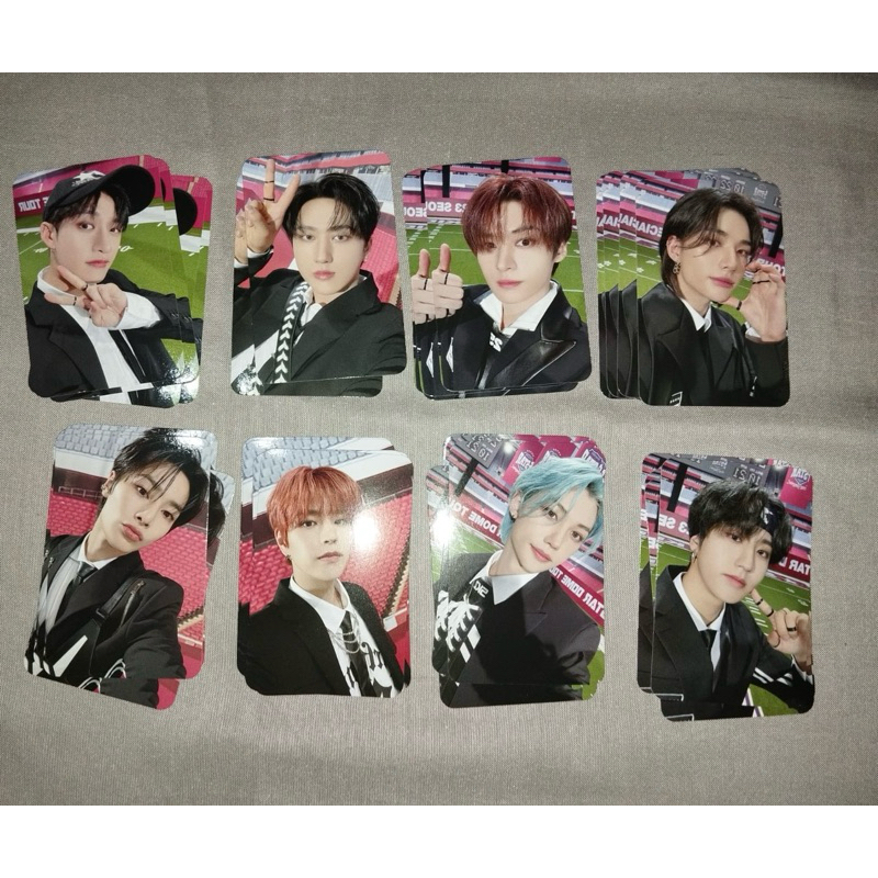 photocard benefit online pob jypshop 5 star dome bangchan leeknow hyunjin changbin han jisung felix 