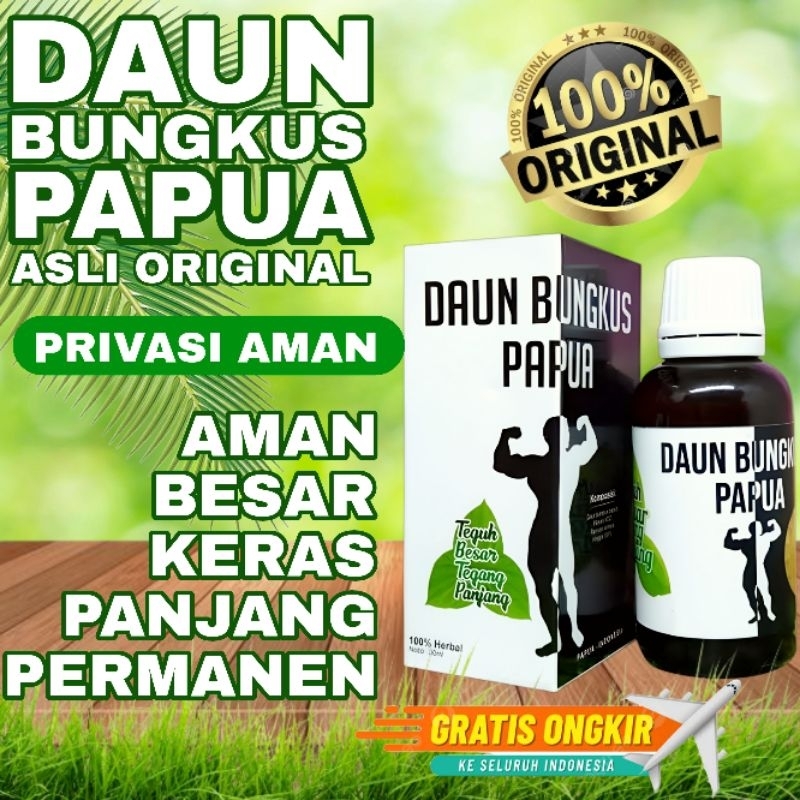 DAUN BUNGKUS PAPUA ORIGINAL 100% OBAT PEMBESAR MR P OBAT PEMBESAR PENIS ASLI PEMBESAR MR P