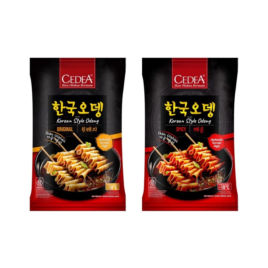 

Cedea Odeng Original & Spicy 480 gr - Odeng Cedea Korean Original & Spicy