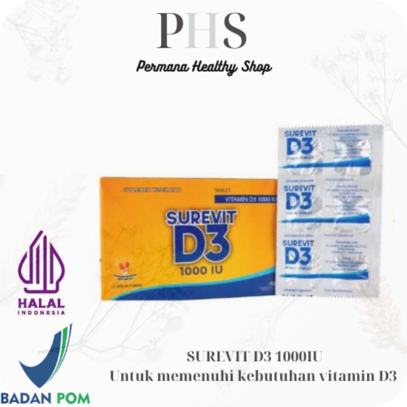 SUREVIT D3 1000 IU / Vitamin D3 1000 IU / Vitamin D3 SUREVIT 1000 IU