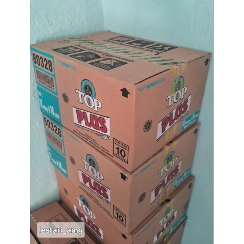 

KOPI TOP PLUS Gula 1 DUS isi 120 sachet (18 gr/sachet)