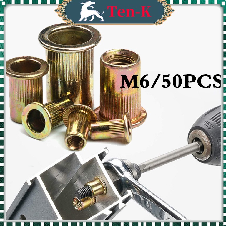 Paling Dicari 5PCS mur rivet M6rivet nutRivet Nut M6