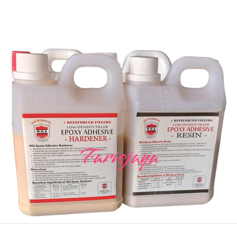 

lem epoxy kayu ngl besar / lem epoxy dua komponen 1hardener dan 1resin korea