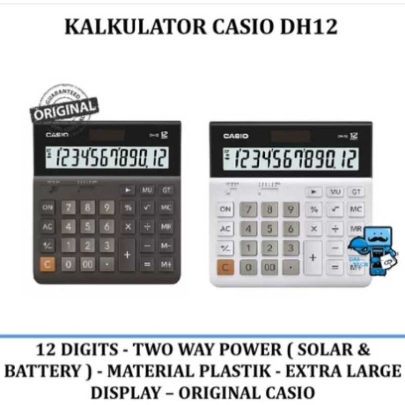 

CASIO DH12 MX12 CALCULATOR KALKULATOR DAGANG