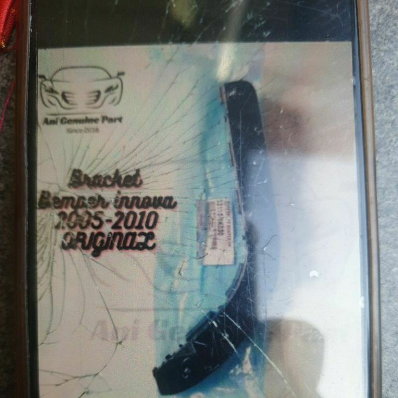 braket bemper innova lama per pcs kiri atau kanan