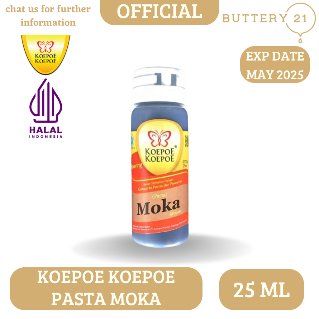 

KOEPOE KOEPOE PASTA MOKA 25 ML/PERISA DAN PERWARNA MOKA/MOCA/MOCCA/MOKO 25 ML