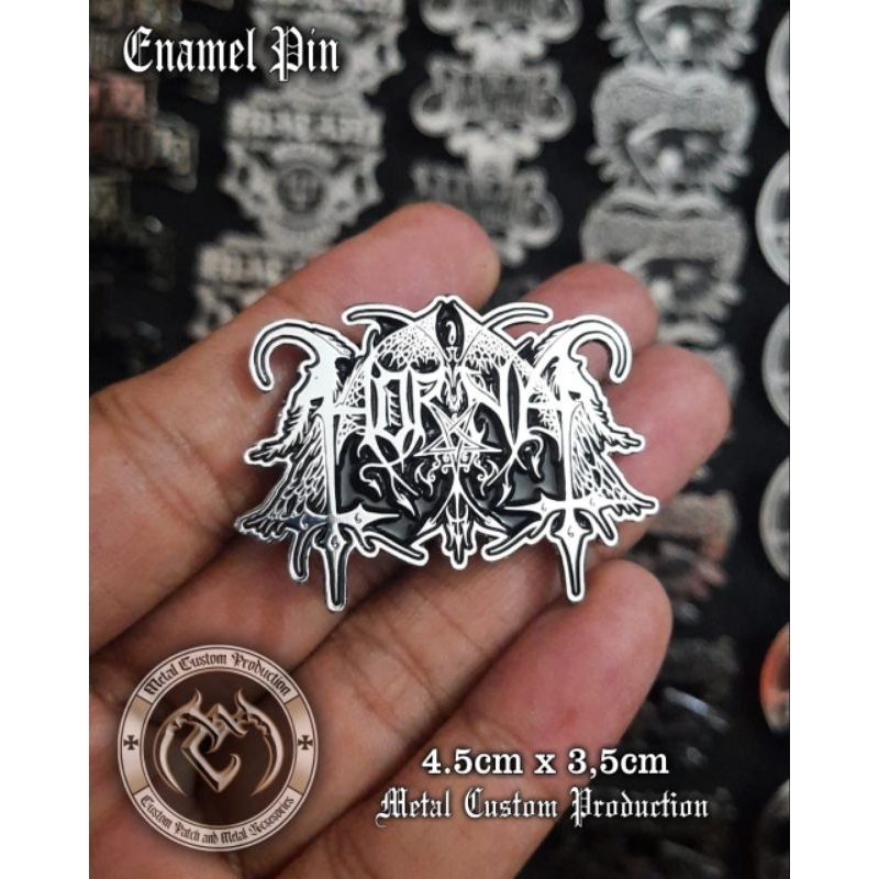 Enamel Pin Badge Metal Horna/ Pin Badge / Pin Band
