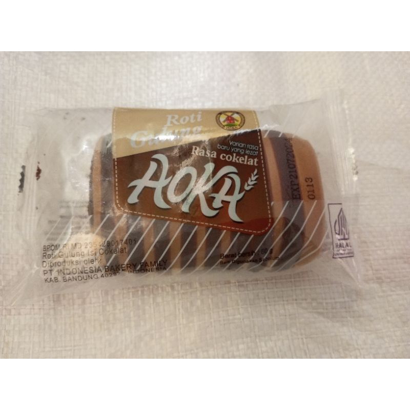 

Roti Gulung AOKA Rasa cokelat