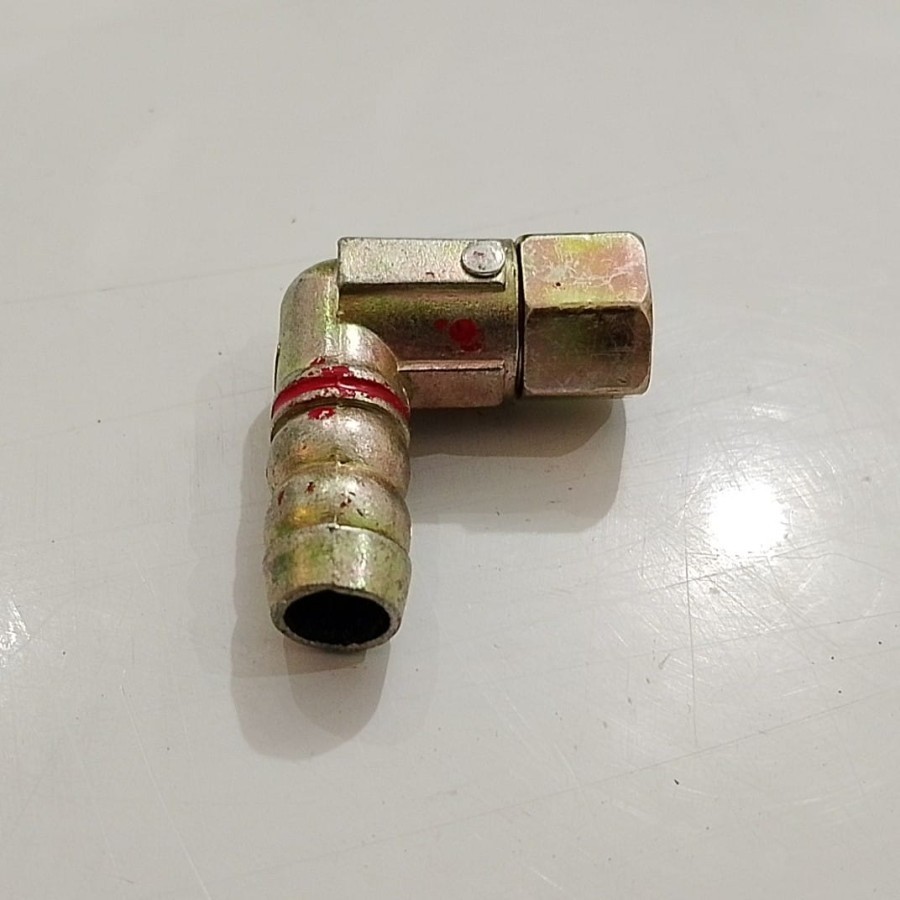 NEPEL L KUNINGAN SAMBUNGAN DRAT PIPA KOMPOR GAS