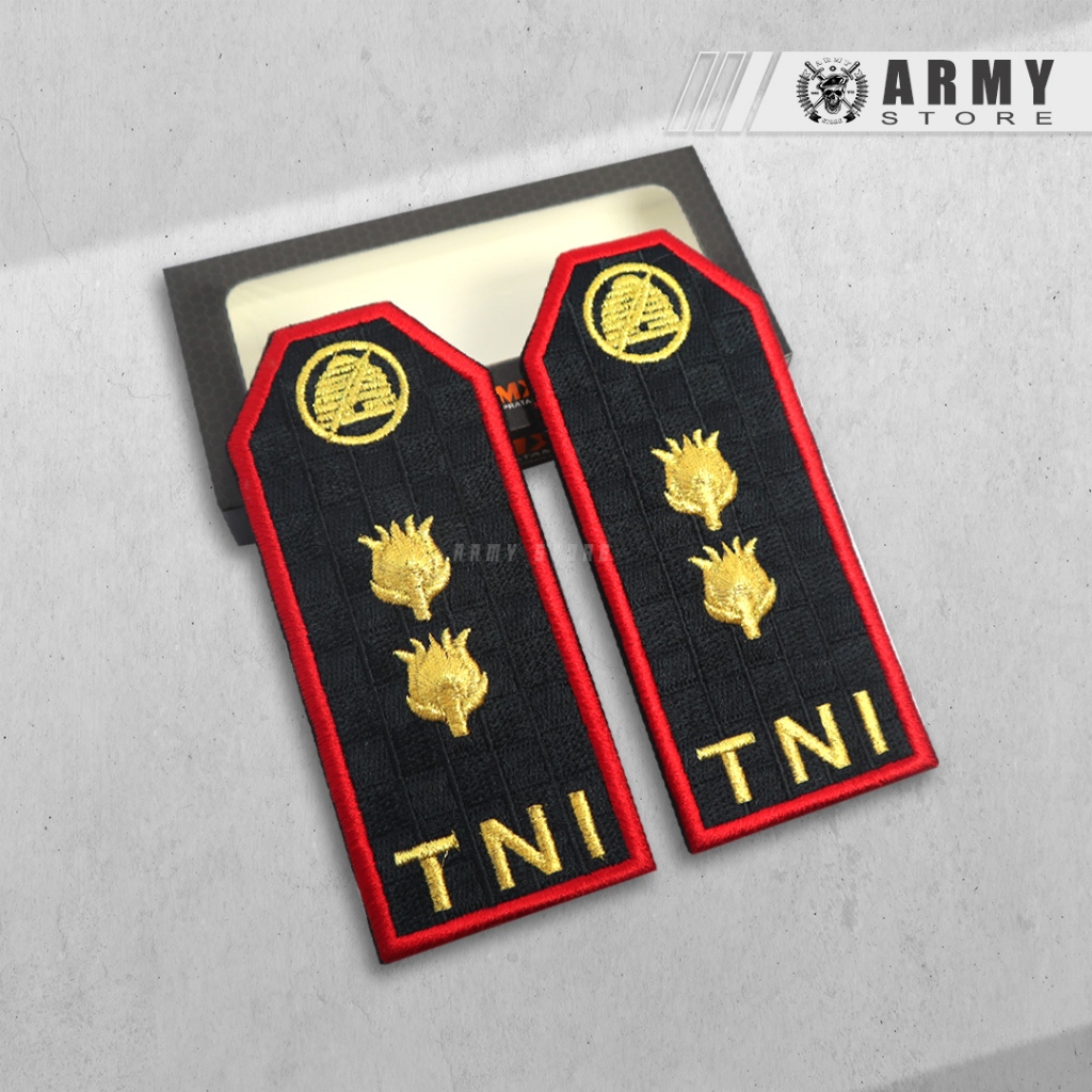 Pangkat Bordir PDU TNI KAL Perbekalan Letkol Komando