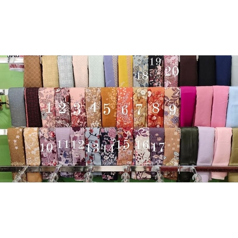 Kerudung Umama Scarf Voal Miracle Motif