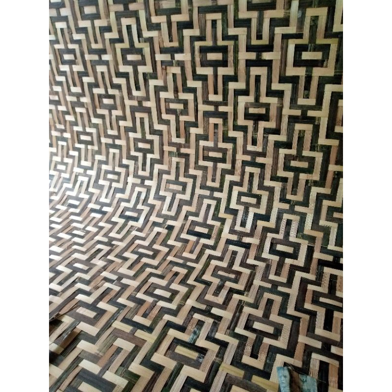 ANYAMAN BAMBU/BILIK BAMBU/GEDEG+MOTIF