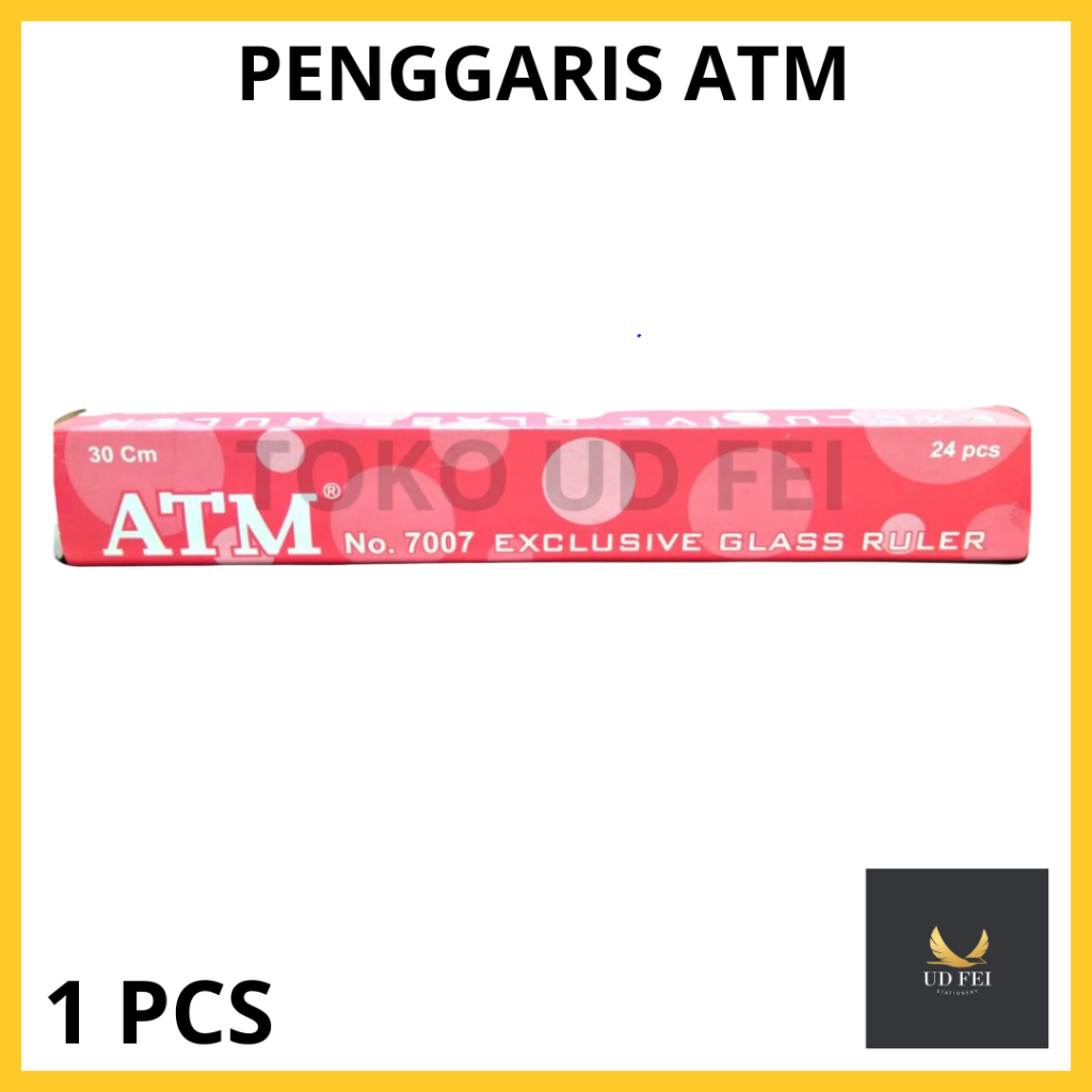 

(1 PCS) Penggaris ATM/ Garisan ATM/ Penggaris ATM 30 CM