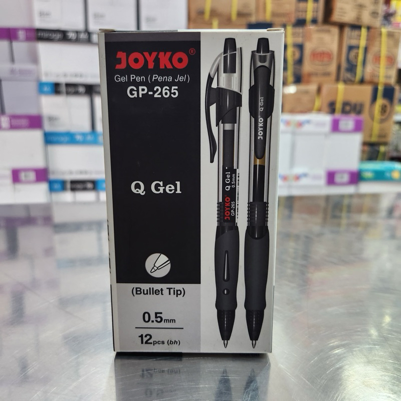 

PEN JOYKO GP 265 / PULPEN JEL CETEK HITAM / PEN JOYKO QGEL GP265 (1PAK=12PCS)