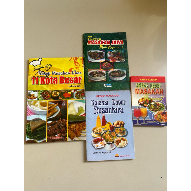 Preloved - Buku resep masakan