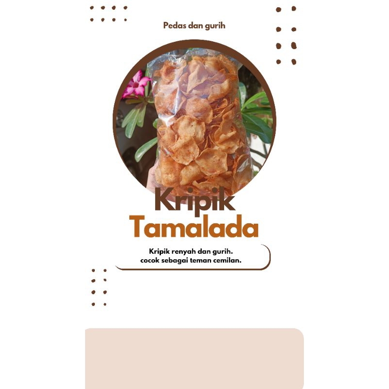 

Kripik Tamalada viral Renyah Gurih khas Jepara 200gr /Pedas/Original