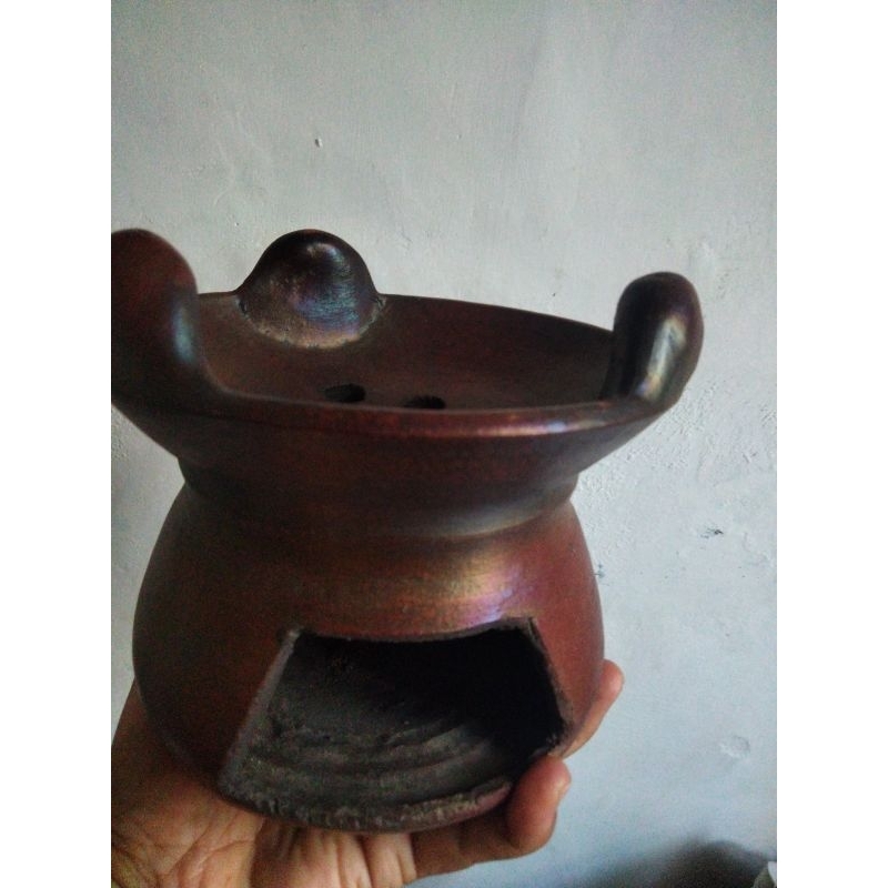Anglo tungku 14 cm / anglo serabi gerabah tanah liat