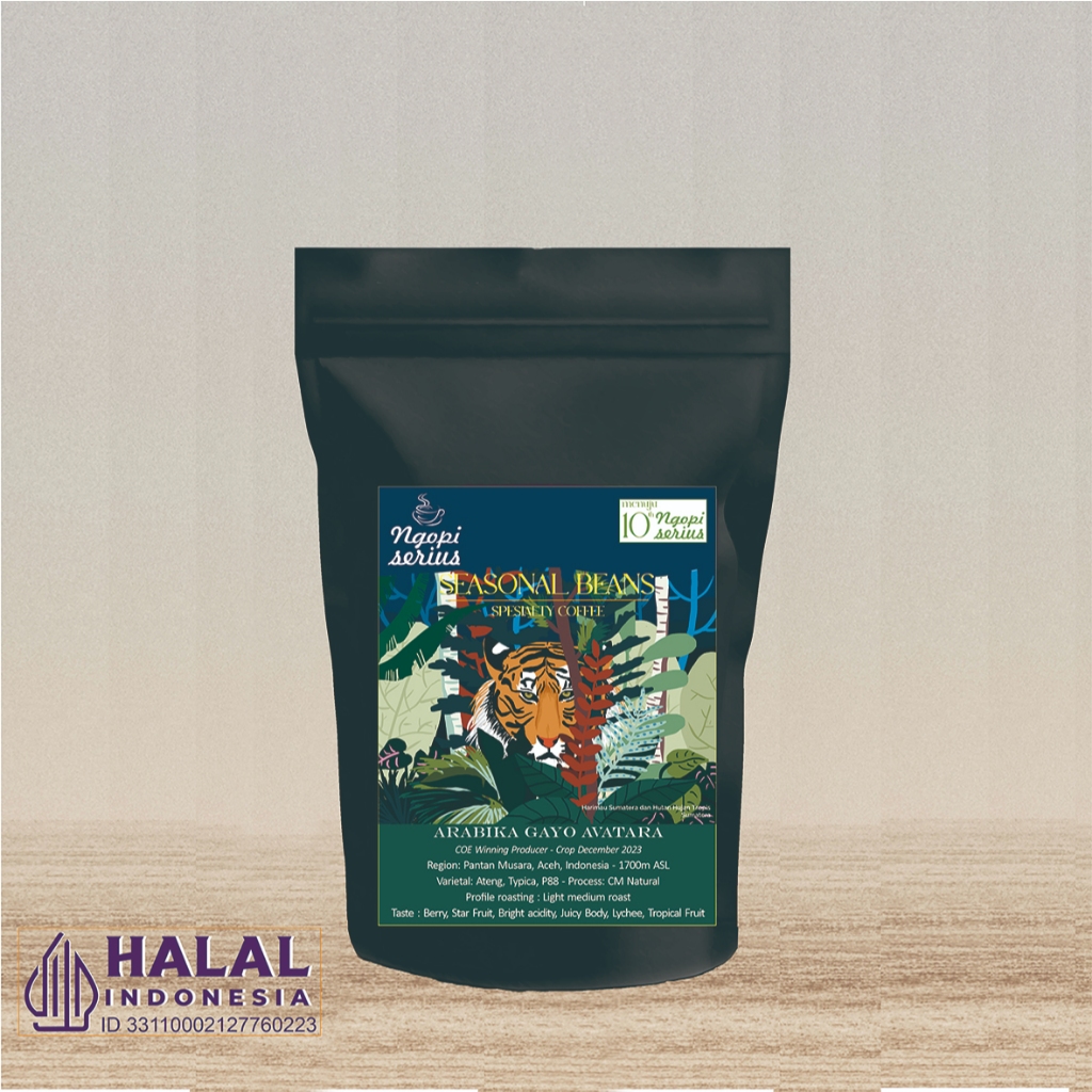 

Arabika Gayo Avatara Ngopi Serius Seasonal Bean 100gram