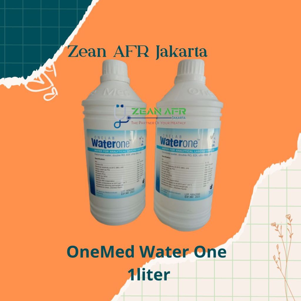 OneMed Water One 1liter / Aquabidest 1000ml Onemed