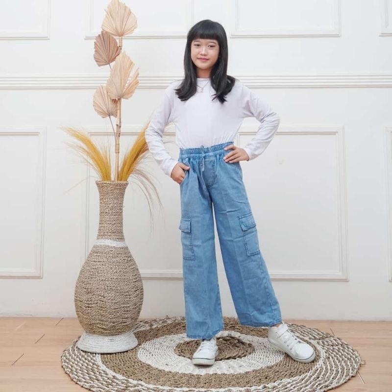KULOT ANAK/ KULOT JEANS ANAK PEREMPUAN UMUR 9-11 TAHUN CELANA JEANS ANAK celana jeans anak perpuan t