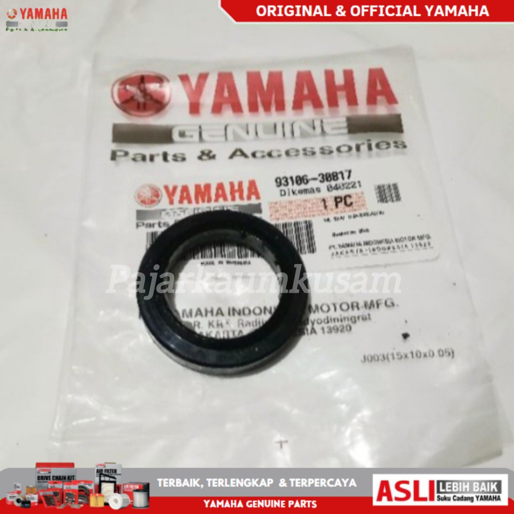 SIL NAP GIR GEAR BELAKANG YAMAHA FIZR F1Z F1ZR ORIGINAL 93106-30817 OIL SEAL