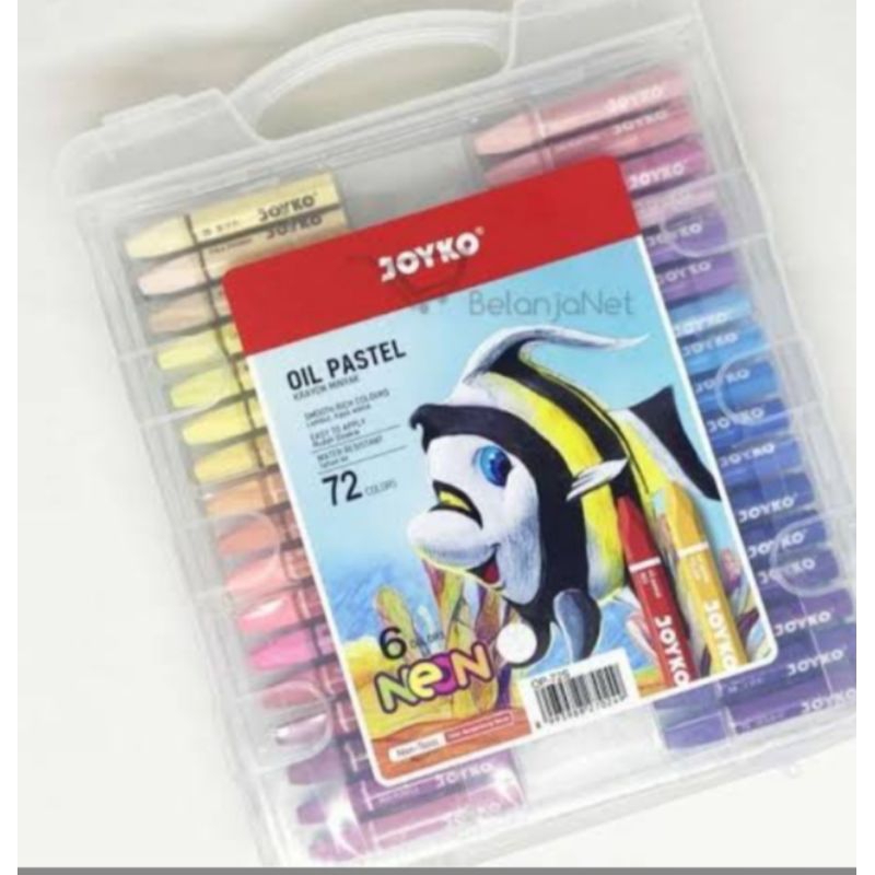 (1 set)Crayon 72 warna/Oil pastel 72 /crayon joyko 72 warna/crayon jumbo/crayon/oil pastel