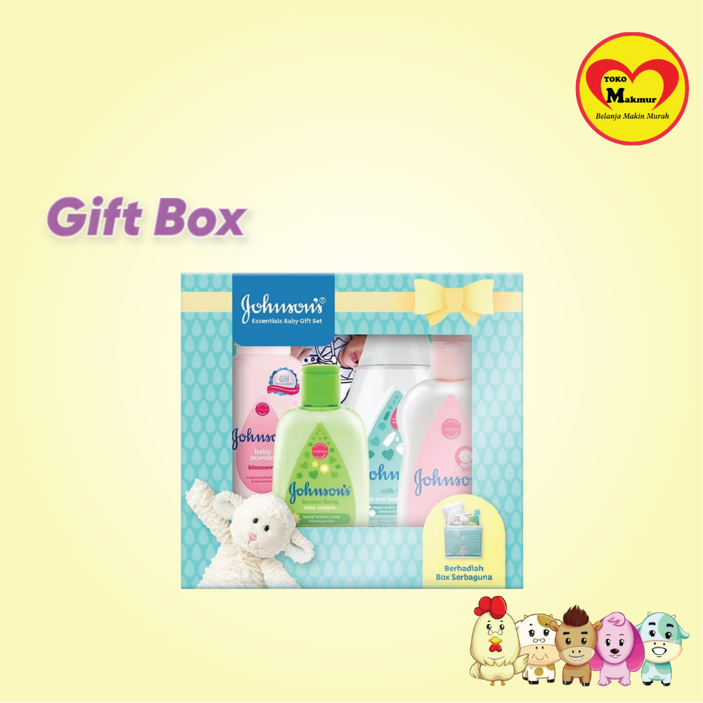 Johnsons Baby Gift Set Essentials / TOKO MAKMUR DUKUH KUPANG + Bubble Wrap / Toko Makmur Dukuh Kupan