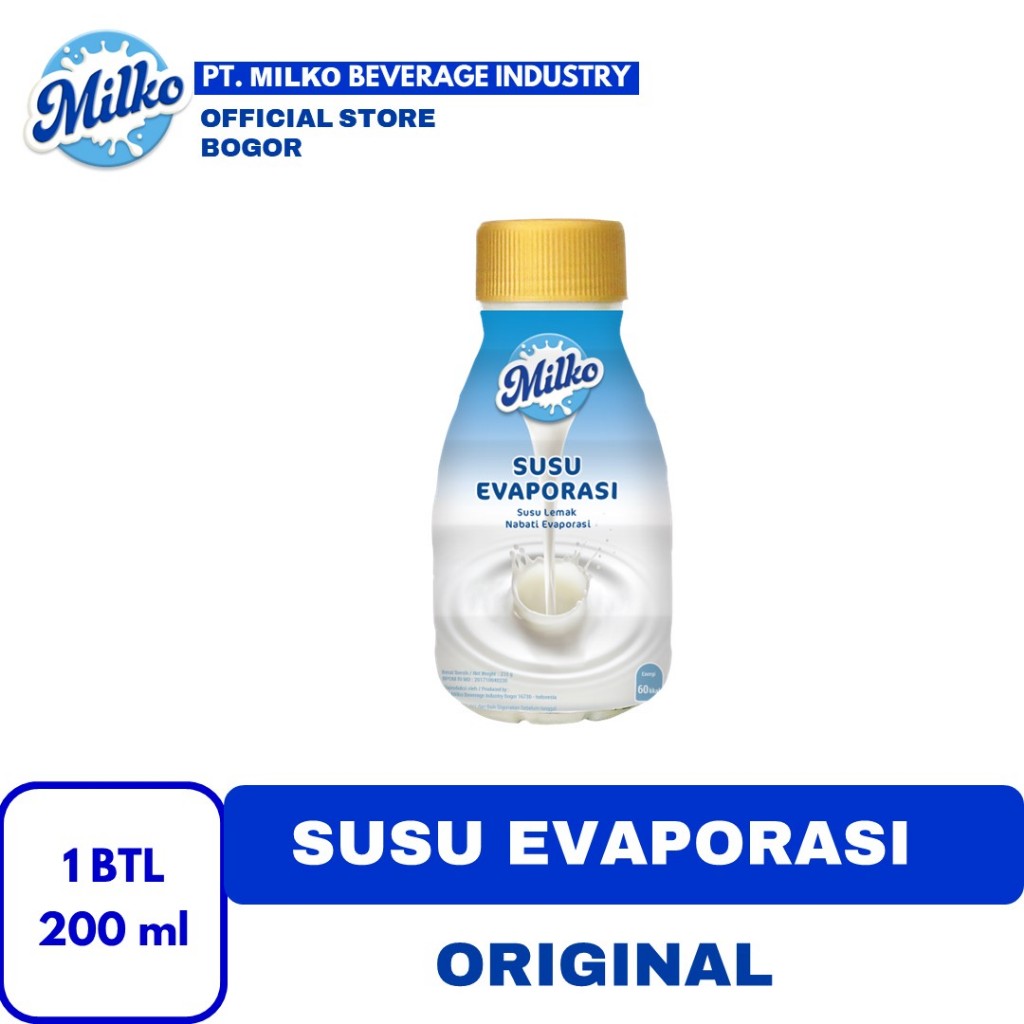 

MILKO SUSU EVAPORASI ORIGINAL 200ml