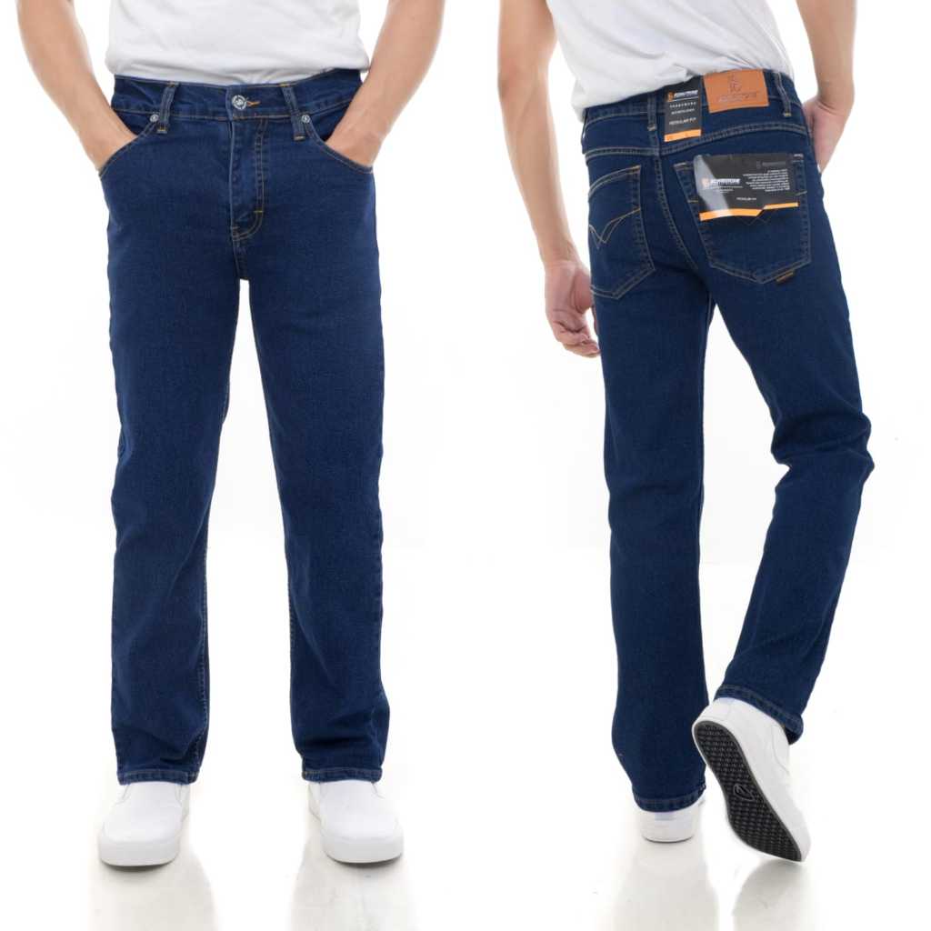 BombStone Regulerfit Celana jeans Standar Original