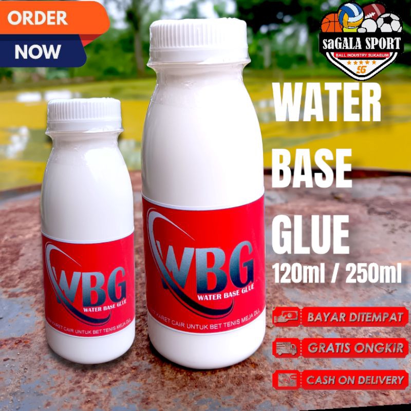 water base GLUE  WBG pingpong tenis meja/ lem WBG super