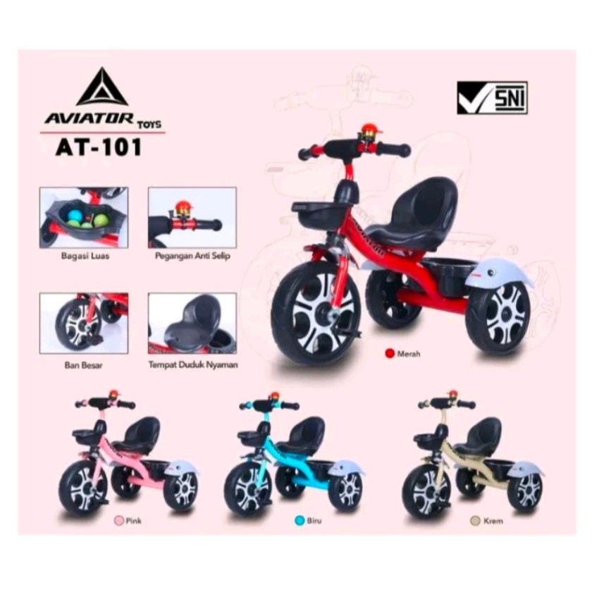 SEPEDA ANAK RODA TIGA AVIATOR AT 101