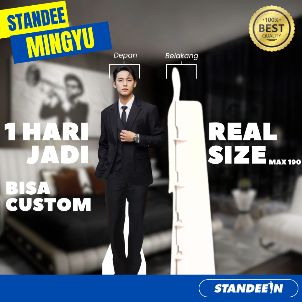 Standee Mingyu Seventeen / Human Standee Figure Mingyu KPOP