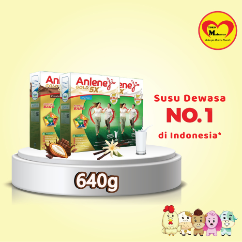 

Anlene Gold Vanila / Coklat / Original 640gr / Toko Makmur Lontar