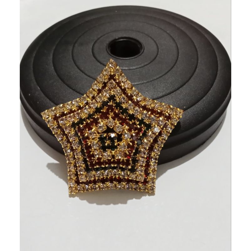 Bros jilbab/Bros motif bintang/Bros full permata kombinasi