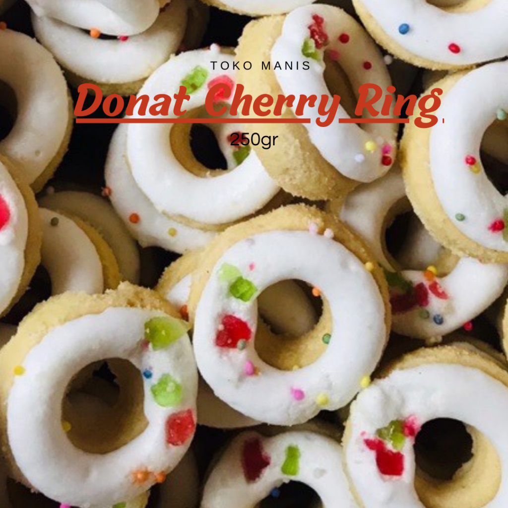 

DONAT CHERRY | KUE DONAT MINI | KUE DONAT MINI RASA CHERRY | MINI DONAT CHERRY